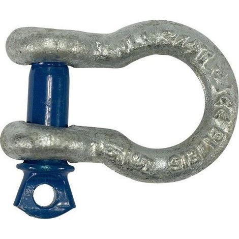 Manilles, bouclés, haute résistance .Acier 5,0mm-3/16" (Par 10) (1/3)
