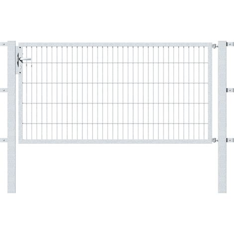 ALBERTS Einzeltor Flexo, feuerverzinkt, lichte BxH2000x1000, PF80x80/1700mm (1/3)