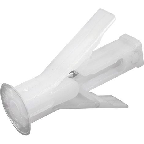 COFAN taco pladur con alas 10 x 47 mm   caja 50 unid. , El taco para pladur tipo alas, ideal para paredes de paredes de yeso, placas de yeso. Es el taco pladur de polietileno por e (1/3)