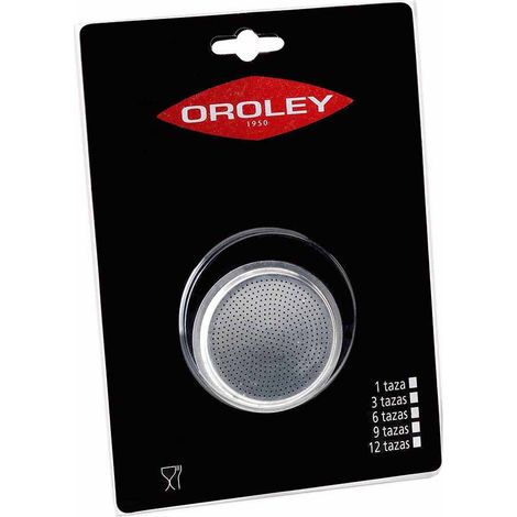 Oroley - Recharge pour filtre à café en aluminium, 9 tasses
