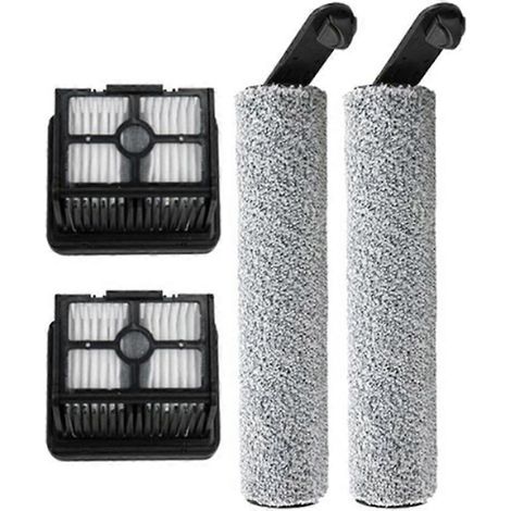 Lot de 4 pièces de rechange pour autolaveuse Dreame H12PRO/H12Pro Plus/M13Beta : brosse rotative et filtre HEPA (1/5)