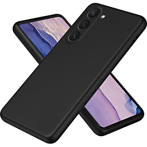 Funda para Samsung Galaxy S23 FE, silicona ligera, negra (1/5)