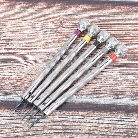 Ensemble de 5 outils multifonctions pour montres, tournevis et réparations de téléphones et accessoires pour la maison (1/5)