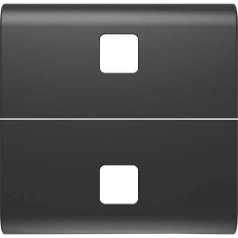 TOUCHE INTER. AXIAL 2 LENTILLES 2P NOIR GEWISS GW12554S