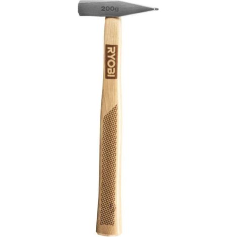 Ryobi RHHWE200 Marteau Tête Acier Trempé Manche Bois 200 gr (1/5)