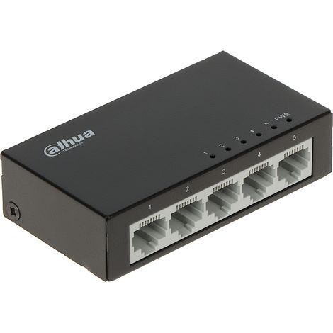Switch PFS3005-5ET-V2 de 5 puertos dahua
