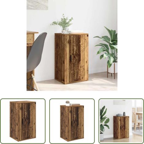 Holzwerkstoff - Sideboard Altholz 40 x 33 x 70 cm Holzwerkstoff (1/5)