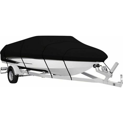 Housse de protection pour bateau, 11-22 pieds, en forme de V, pour Yacht, Anti-poussière, protection solaire, coque en taffetas 190T, tissu Oxford, Anti-vieillissement (1/5)