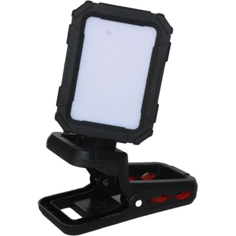 Xanlite - Projecteur à pince LED rechargeable, 1300 lumens, intensité variable, IP54, Blanc froid (5000k) - PR10WRPI (1/4)