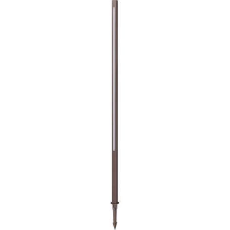 Ideal Lux Lampada da terra Jedi 1 luce LED integrato IP65 coffee metallo