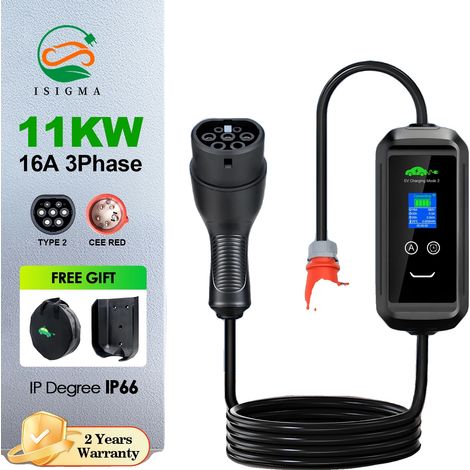 Chargeur EV Portable, Réglages de Courant Ajustables, Contrôle via l'Application Tuya (1/5)