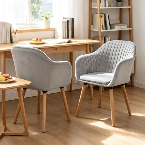 Silla de sala de estar, sillón reclinable con reposabrazos, silla de recepción, silla de mesa, silla de acento, silla de comedor (solo 2 PCS sillas) (1/5)
