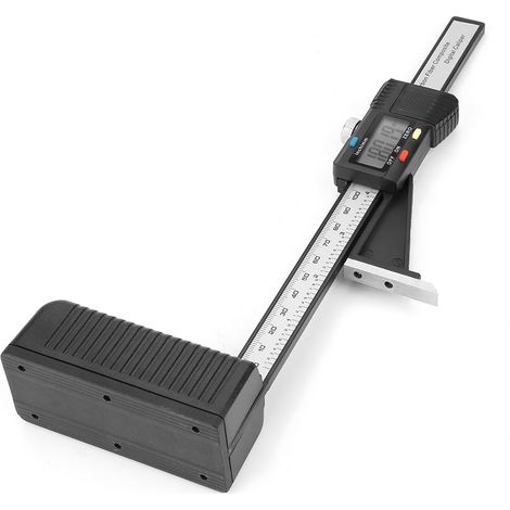 Digitales Präzisions-Höhen-/Tiefenmessgerät mit Magnetfuß (0–150 mm). (1/5)