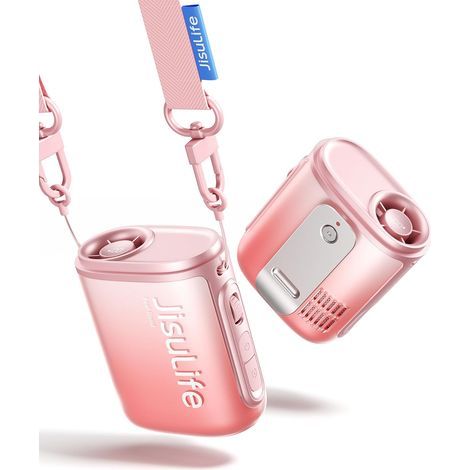 Necklace Fan, Waist Fan, Up to 16 Hours Working, Travel Essential for Girls (1/5)