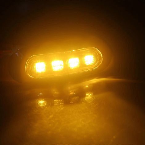 Lot de 10 feux de gabarit latéraux à LED 12V pour remorques, pick-ups, camping-cars (1/4)