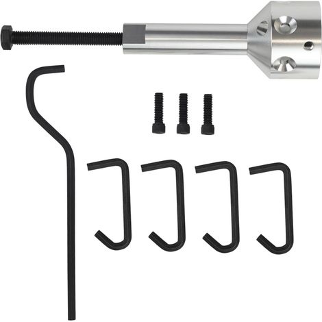 Extractor de bujes, extractor de ruedas de ventilador, ideal para transmisiones por correa de 5/8" y ejes de motor de transmisión directa de 1/2" o más pequeños. (1/5)