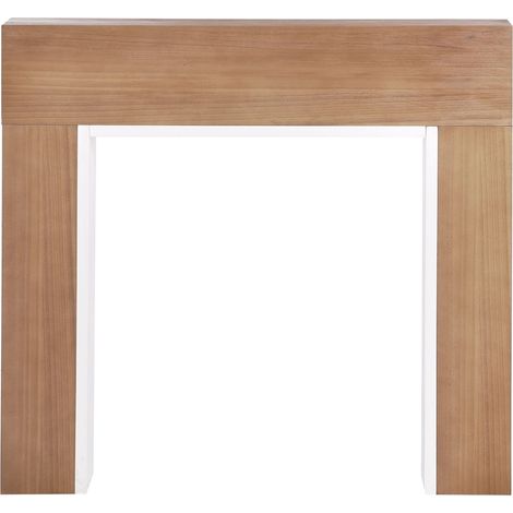 Cornice per camino MDF in legno chiaro Boyanup
