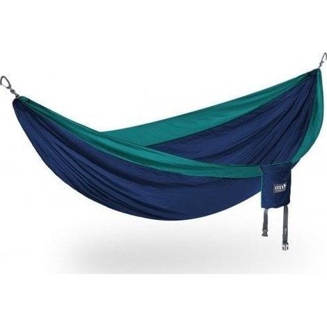 Hamac eno DoubleNest azul marino verde agua 2 9 x 1 92 m