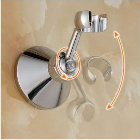 Support De Douche Mural Support Mural Pour Douchette orientable 360°pour douchette ou de douche (1/5)