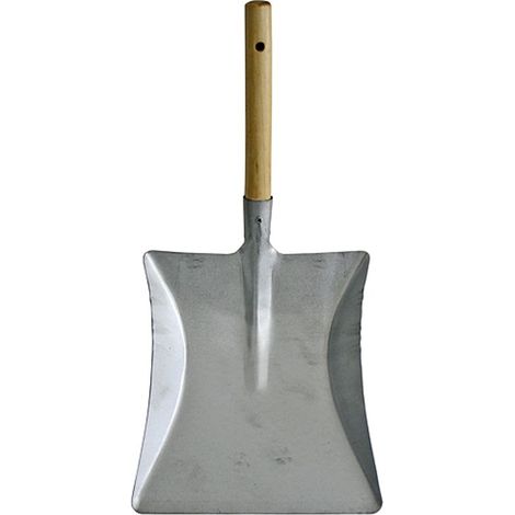Schaufel Z162, Metall, lackiert mit Holzgriff, 47x21,5x8 cm (1/2)