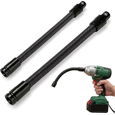 Rallonge universelle pour clé électrique 2026 flexible 360° pour espaces restreints compatible accessoires automobiles (1/5)