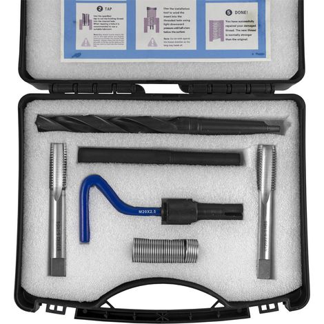 Kit di riparazione dadi elicoidali JBM helical nuts repair kit acciaio inox