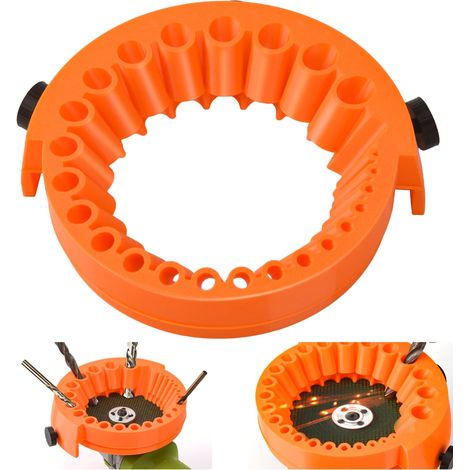 Drill Bit Sharpener, Affûteuse de Forets pour Meuleuse d'angle, Affûteur de Forets, 2 à 13mm Drill Bits pour Affûter 125mm Meuleuse d'angle, Outil d'affûtage de Foret (1/5)