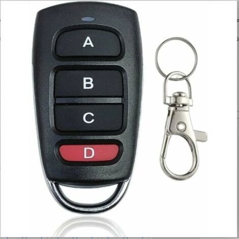Telecommande Universelle Portail Télécommande de Portail Telecommande Universelle Porte Garage 433,92 MHz Télécommandes de 4 Touches Duplicateur de Code Fixe 1pc (1/5)