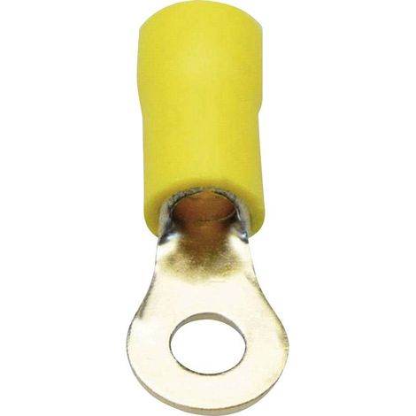 Sinuslive RKS-4,0 P10 Cosse à oeillet Section max.=4 mm² partiellement isolé jaune 10 pc(s)