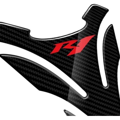 Protecteur Autocollant - Réservoir Moto - Aspect Carbone 3D - Pour Yamaha YZF R1 - 1 Pièce (1/4)