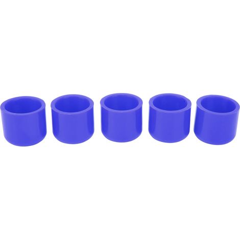 32 mm x 5 Silikonstopfen, universeller flexibler, auslaufsicherer, hitzebeständiger Stopfen für Kfz-Saugschläuche, blau. (1/5)