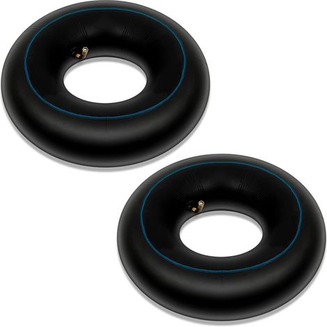 2 Pièces Pneu Brouette 4.10/3.50-4 Pouces, Chambre a Air 4.10 3.50-4, Chambre à Air de Brouette de Rechange pour Roue de Brouettes Tondeuse à Gazon (1/5)