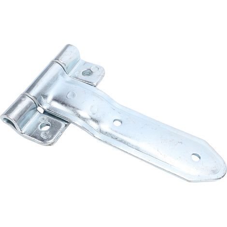 Trailer door hinge strap for 8-inch offset curved metal parts, side-closed, utility cargo RV (1/5)