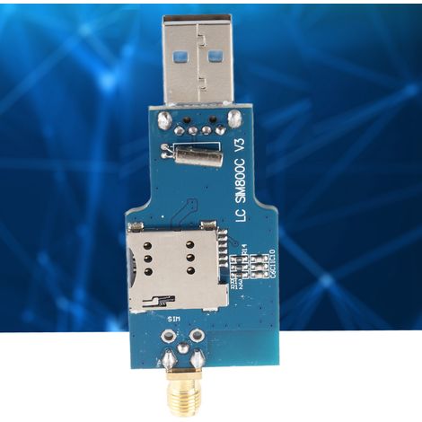 Quadband-GSM/GPRS-SIM800C-USB-GSM-Seriellmodul mit Bluetooth-Funktion (1/5)