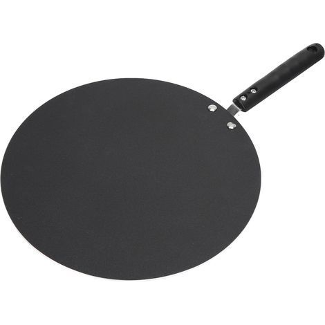Crêpière antiadhésive pour plaque de cuisson à gaz, idéale pour les œufs, le pain, les gâteaux, les crêpes et les chapattis. (1/5)