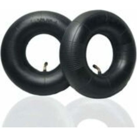 Set of 2 Inner Tube Tires 2 4.10/3.50-4 Inch for Hand Truck, Cart, Manual Cart, Garden Cart, Lawn Mower, Replacement Tube 4.10-4 (One Wrench) (1/5)