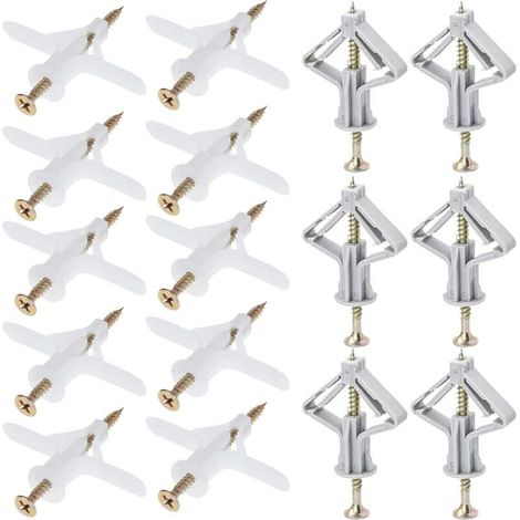 100pcs Hollow Body Dowels m8 Set, Dry Construction Anchors, Plaster Dowels, Expansion Dowels, Plaster Hollow Dowels, Plaster Hollow Dowels, Plasterboard Expansion Dowels (1/5)