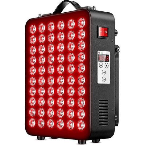 Thérapie par la lumière rouge pour le corps, panneau à lumière infrarouge proche, 60 LED double puce 300 W, prise européenne (1/5)