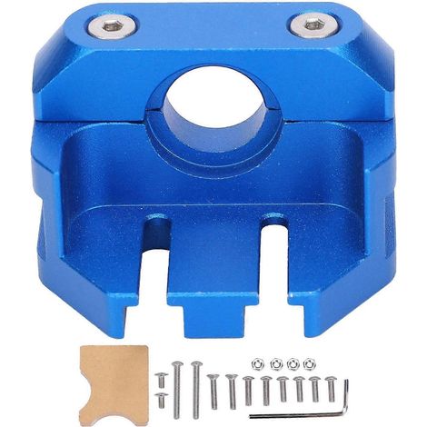Extruder-Montageblock, blau, vollmetallisch, eloxierte Aluminiumlegierung, für CR-10 3D-Drucker
