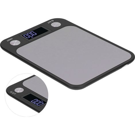 Balance de cuisine plate TY-25 en acier inoxydable, petite balance électronique de 5 kg pour aliments, pâtisserie et pesée au gramme près (1/5)