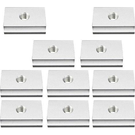 10x M8 T-Slider Outil travailler bois Accessoires pour circulaire à table GROOFOO