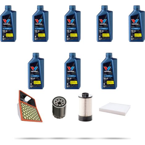 Kit tagliando 4 FILTRI e 8L OLIO compatibile con Iveco Daily IV 40C 18 3.0 HPT 130kw dal 2006 (1/5)