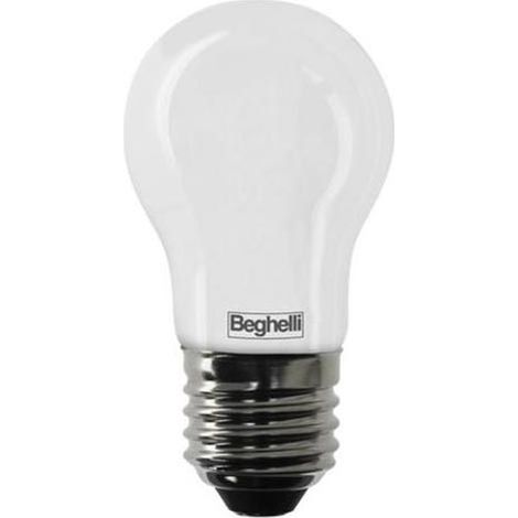 Beghelli 56435 4W Zafiro LED Lampe SMD filament E27 Hohe lumen 470LM frost abdeckung warmweiß 2700K A++