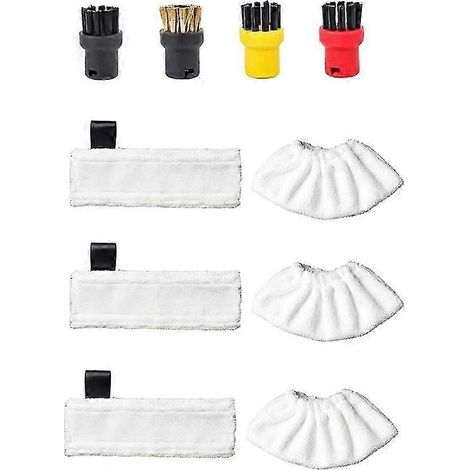 Bonnet triangulaire pour balai vapeur, brosse, pièces détachées compatibles pour Kärcher SC1, SC2, SC3, SC4 et SC5, chiffon de nettoyage en microfibre. WHBYV (1/4)