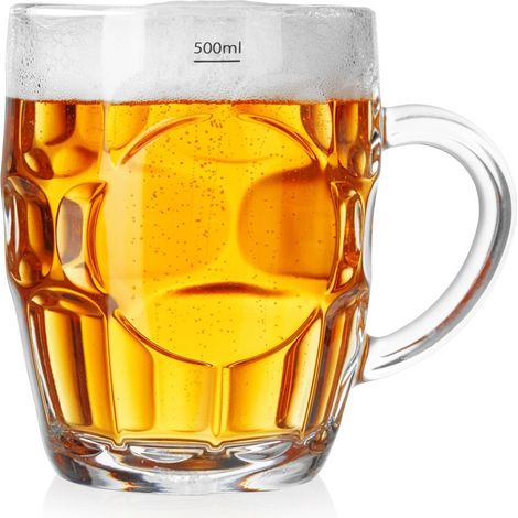 Glasbierkrug 500 ml