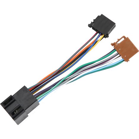 ISO-Autoradio-Kabelbaum-Adapterset kompatibel mit Peugeot 106 206 306 307 405 406 607 (1/5)