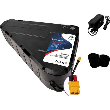 Batería para bicicleta, capacidad de 52 V, carcasa rígida impermeable, 52V40AH-XT60 (1/2)