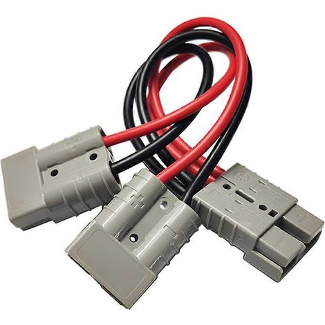 Cosse de câble 1000W, borne de prise 50A, connecteur, adaptateur automatique 10AWG pour panneau solaire (1/5)