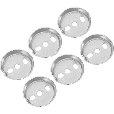 Supports de fixation pour porte-serviettes, rondelles rondes de 3,8 cm (1,5 po), acier, ensemble de 6 pièces (1/5)