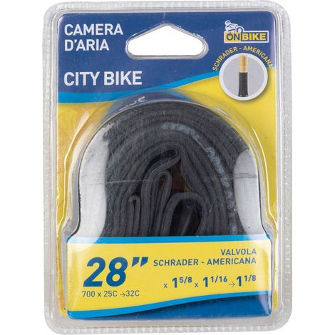 ON BIKE Camera d'Aria Bici 28 x 1 5/8 1/16 1/8 con Valvola Schrader Bambini (1/2)